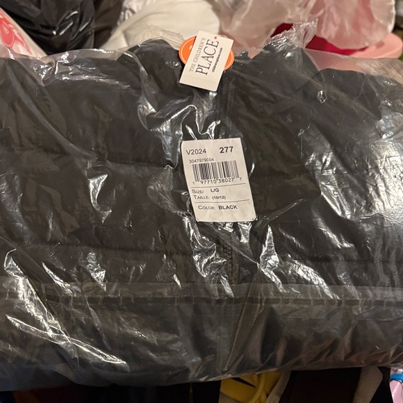 The Children's Place Black Quilted Jacket - Picture 1 of 4